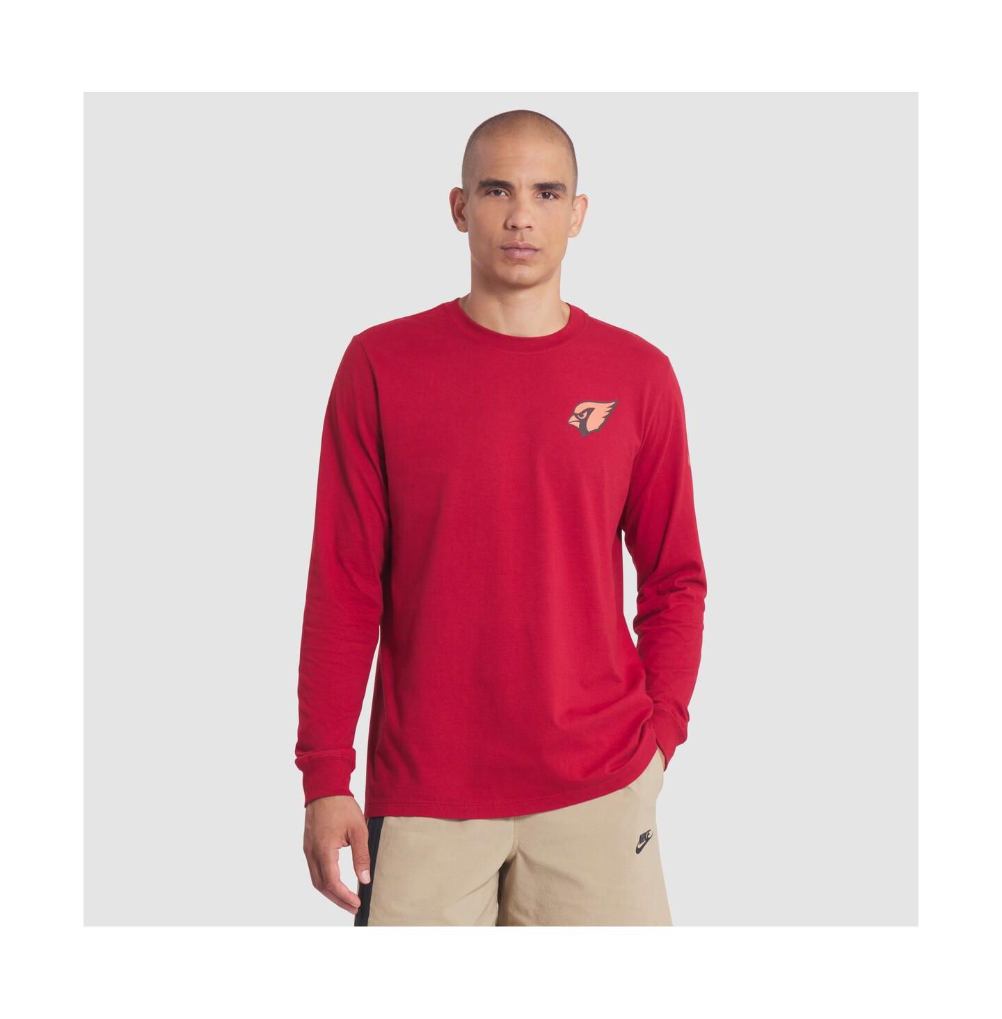 Мужская футболка Nike Red Arizona Cardinals 2025 Rivalries Collection Essential Long Sleeve — фото 1
