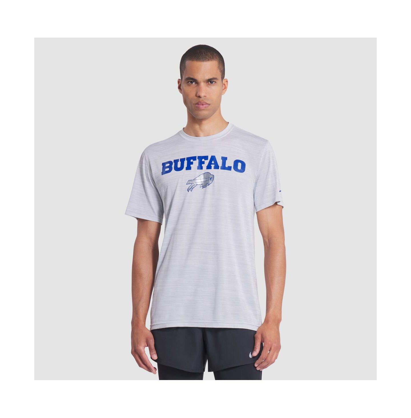 Мужская футболка Nike White Buffalo Bills 2025 Rivalries Collection Sideline Velocity Dri-FIT — фото 1