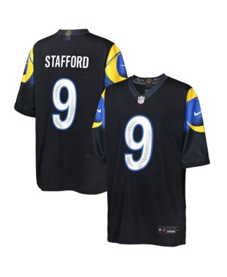 Nike - Big Boys and Girls Matthew Stafford Midnight Blue Los Angeles Rams 2025 Rivalries Collection Game Jersey