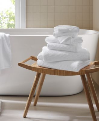 Diagonal Ribbed Cotton 6-Pc. Towel Set