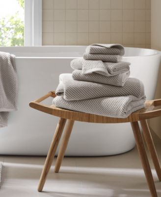 Diagonal Ribbed Cotton 6-Pc. Towel Set
