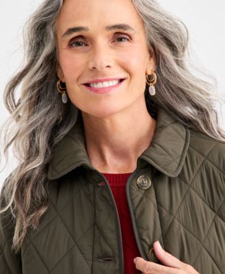 Women's Quilted Utility Jacket, Macy's Exclusive