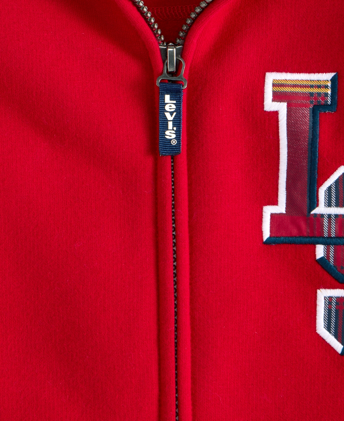 Levi's Boys' 8-20 Regular Fit Long-sleeve Hoodie In Red