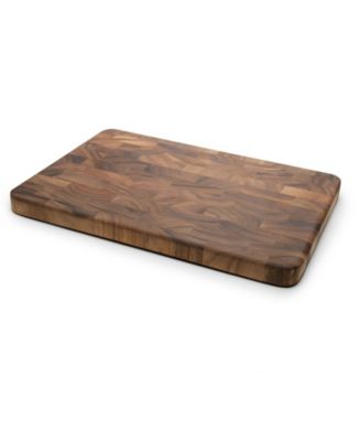 Ironwood Acacia Large End Grain Prep Station Cutting Board - Macy's