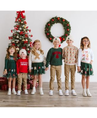 Baby Girls Gingerbread Cutie Christmas Long Sleeve Shirt