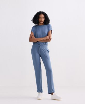 Women's Relaxed Tee Set in Blue
