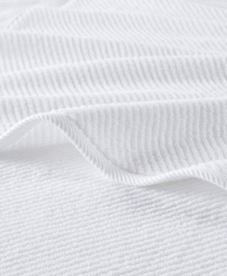 Diagonal Ribbed Cotton 4-Pc. Hand Towel Set