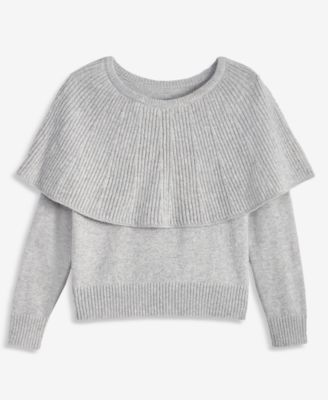 Women's Long Sleeve Cape Sweater, Macy's Exclusive