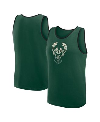 Logo Athletic - Men's Hunter Green Milwaukee Bucks Unmatched Success Tank Top