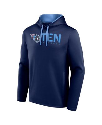 Men's Navy Tennessee Titans Head Start Pullover Hoodie