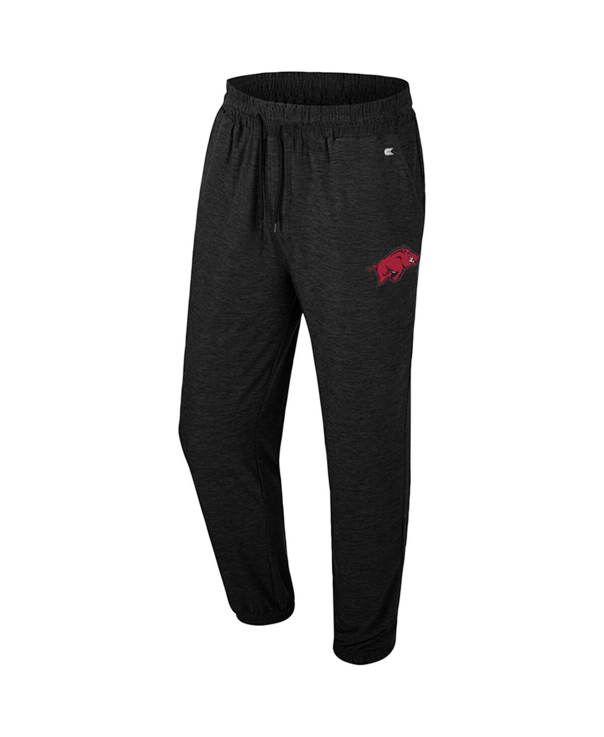 Colosseum Men's Black Arkansas Razorbacks Revolution Jogger Pants In Black