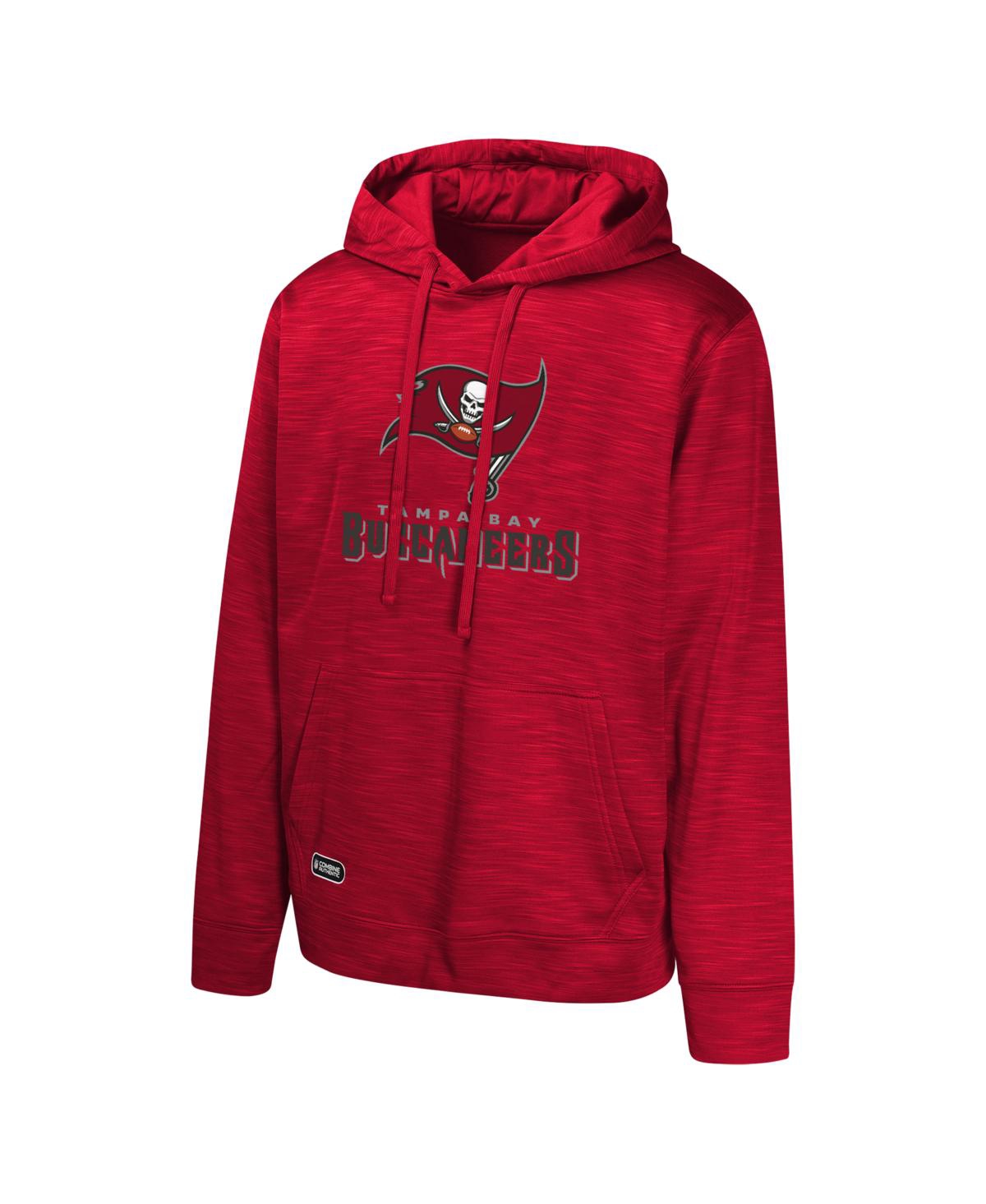 Outerstuff Men's Red Tampa Bay Buccaneers Streak Fleece Pullover Hoodie In Red