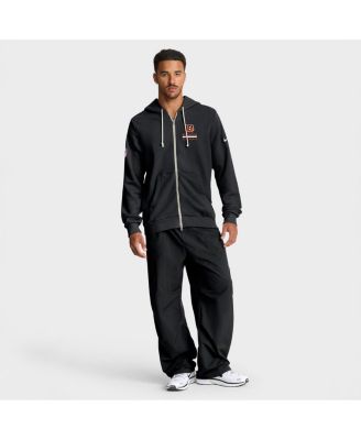 Men's Black Cincinnati Bengals Sideline Standard Issue Utility Player Dri-FIT Full-Zip Hoodie