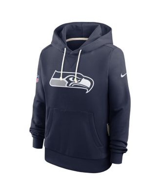 Women's College Navy Seattle Seahawks Sideline Standard Issue&nbsp;Initial Home&nbsp;Dri-FIT Hoodie