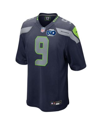 Men's Kenneth Walker III College Navy Seattle Seahawks 50th Season Game Jersey