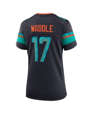 Women's Jaylen Waddle&nbsp;Pitch Blue Miami Dolphins 2025 Rivalries Collection Game Jersey