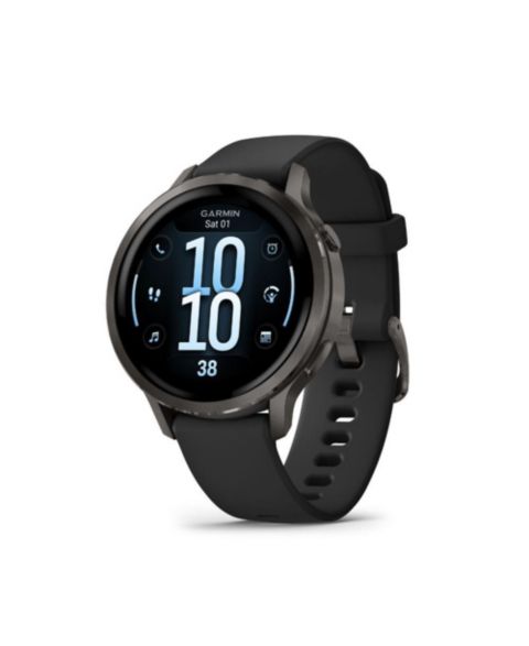 Смарт-часы Garmin Venu 4, 41 мм, цвет: Чёрный силиконовый