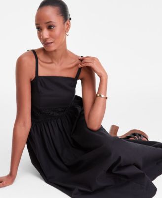 Women's Lace-Inset Midi Dress, Macy's Exclusive