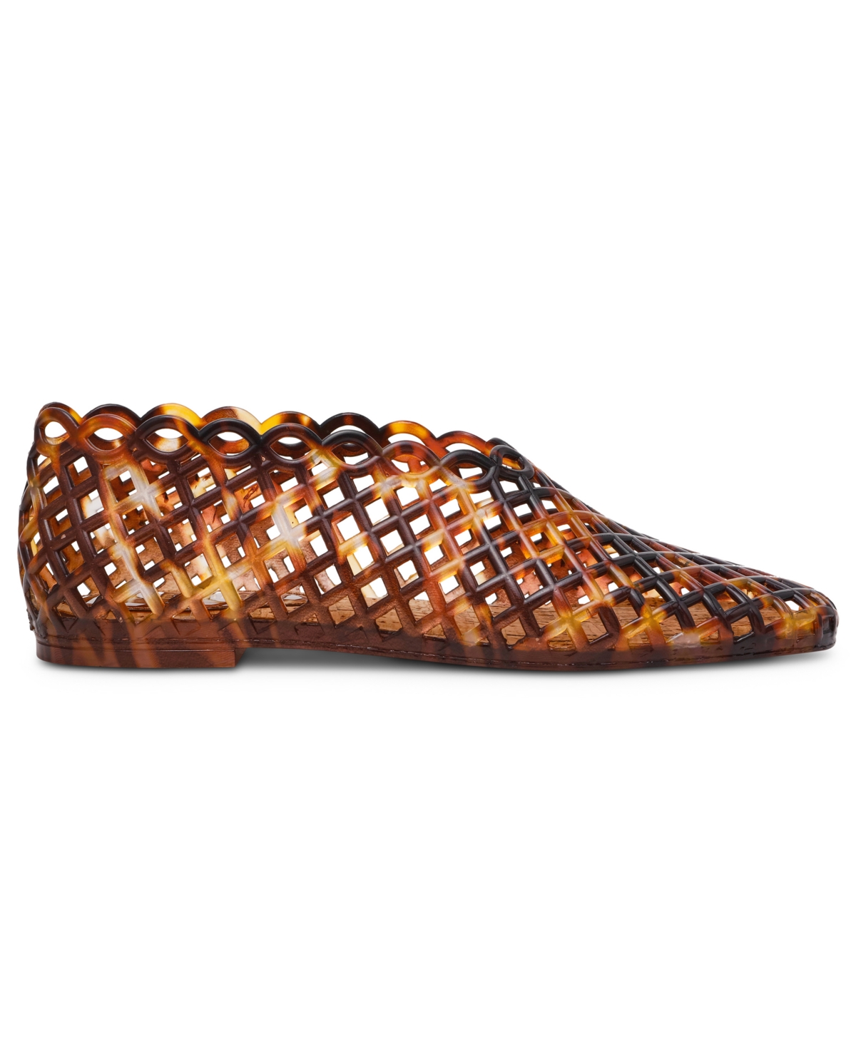 Steve Madden Women's Grove Caged Jelly Slip-on Flats In Brown
