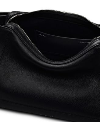 Hope Gardens Medium Pebble Leather Ziptop Shoulder Bag