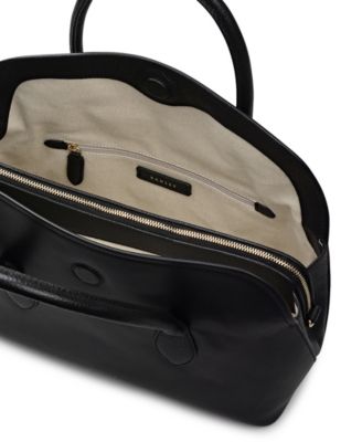 Liverpool Gardens Medium Smooth Leather Ziptop Grab Bag