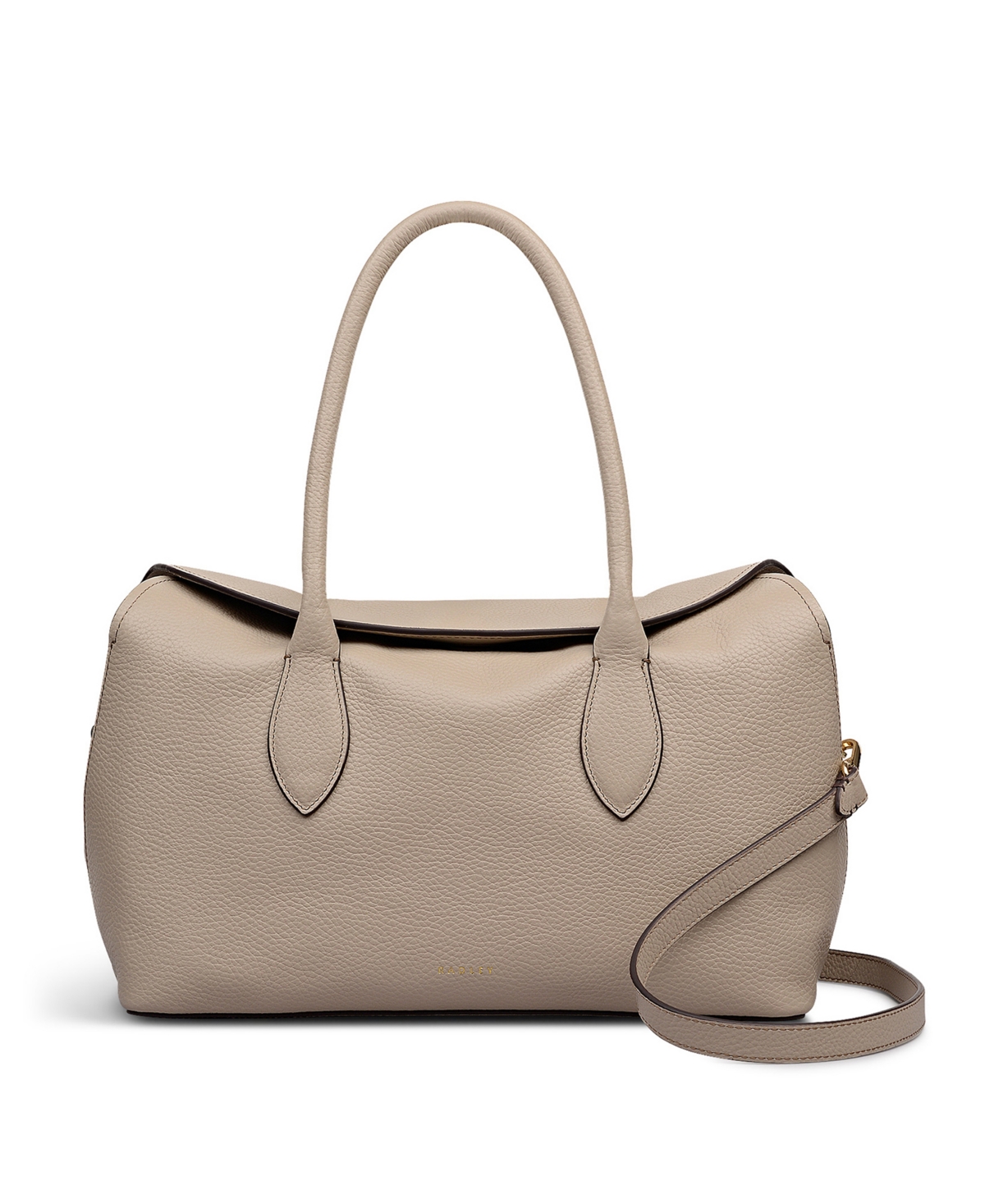 Radley London Liverpool Gardens Large Ziptop Grab Satchel Bag In Brown