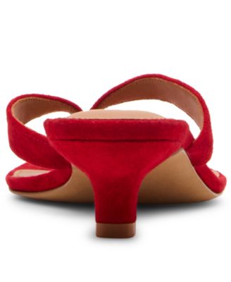 Tracie Kitten-Heel Thong Sandals