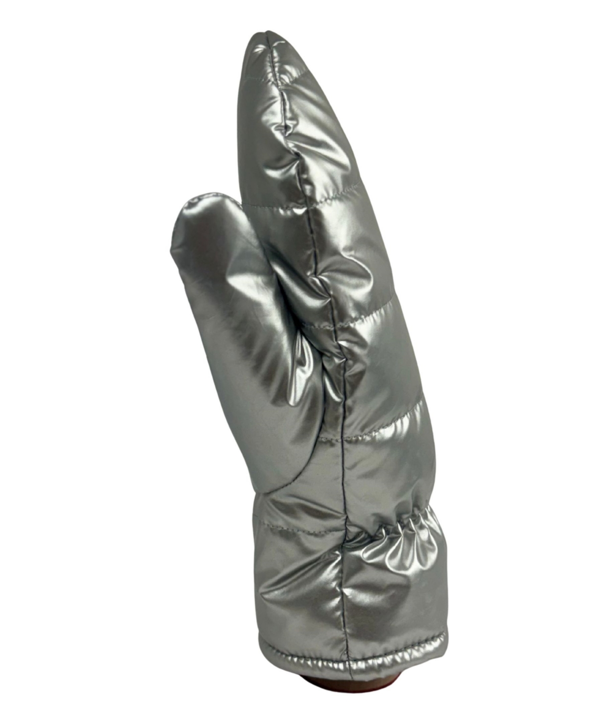Marcus Adler Metallic Mitten In Silver
