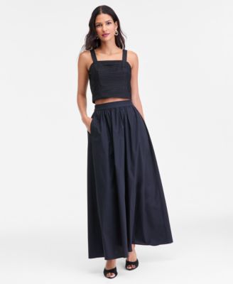 I.N.C. International Concepts - Women's Cotton Poplin Maxi Skirt