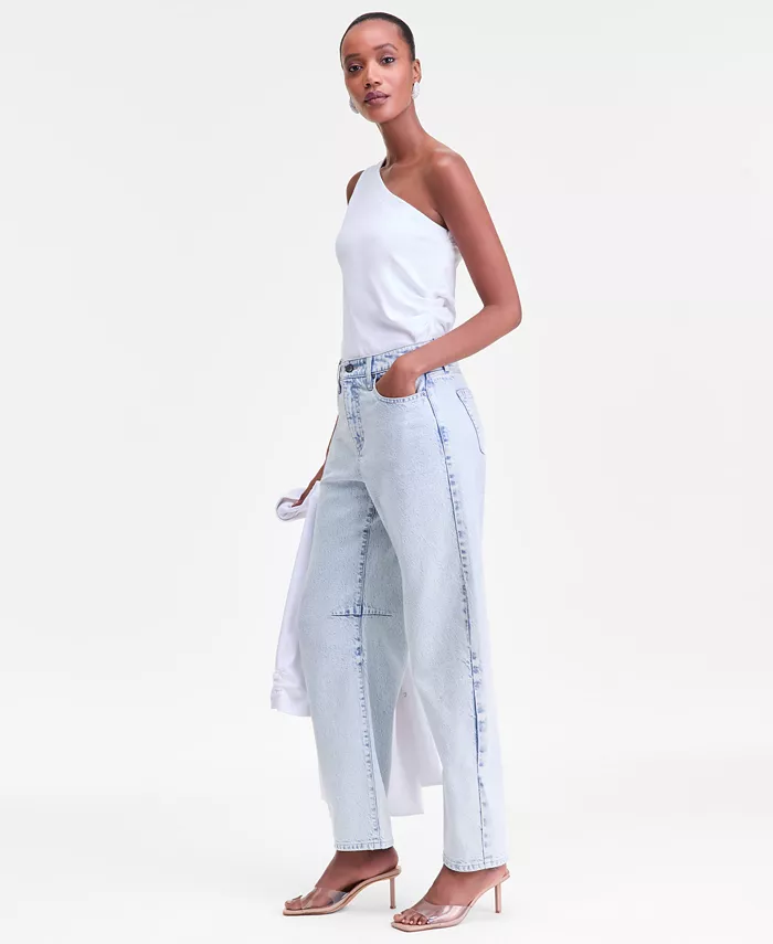Women's High-Rise Barrel-Leg Jeans - thumbnail 10