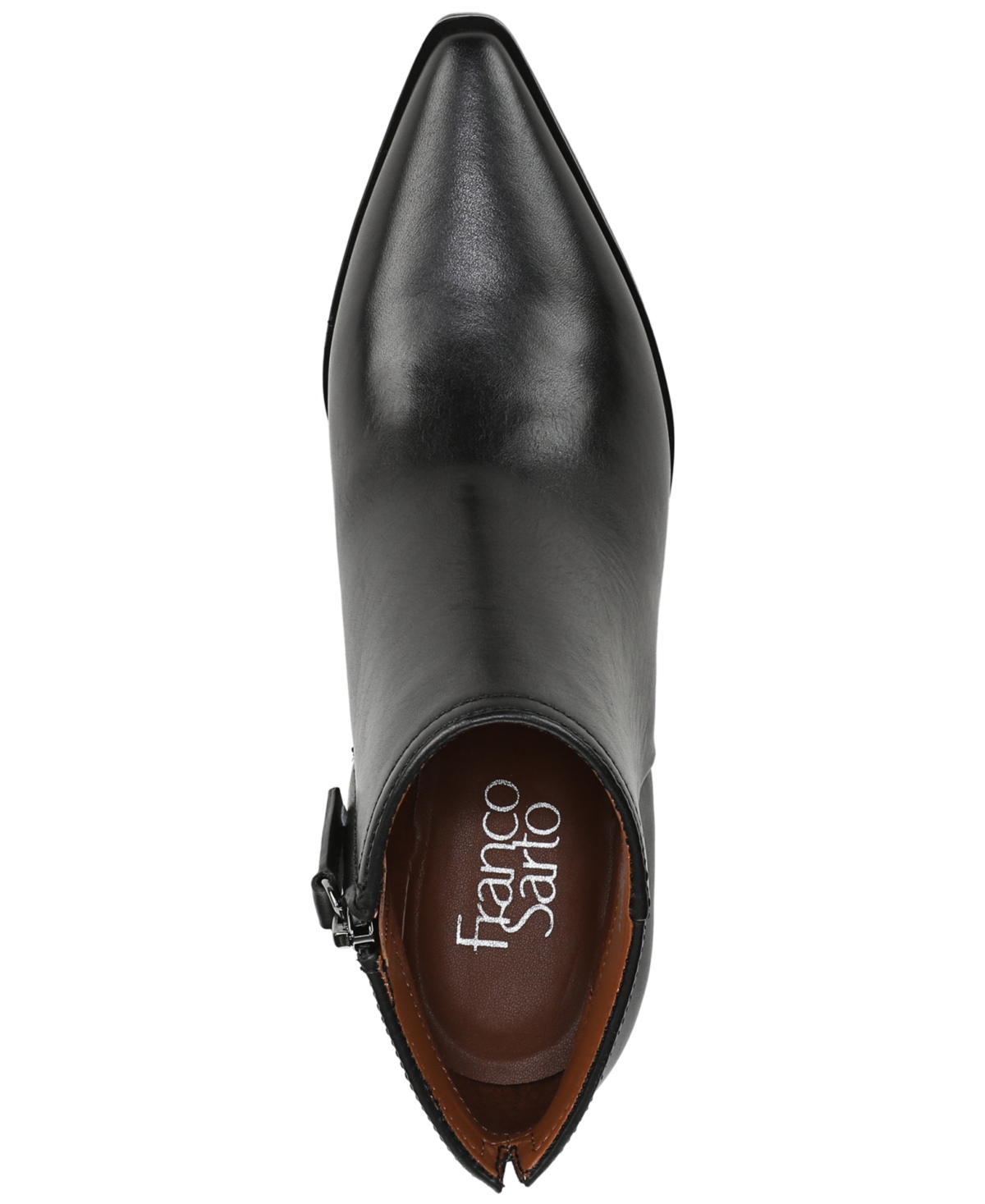 Franco Sarto Women's Josiah Pointed Toe Zip Short Boots In Black
