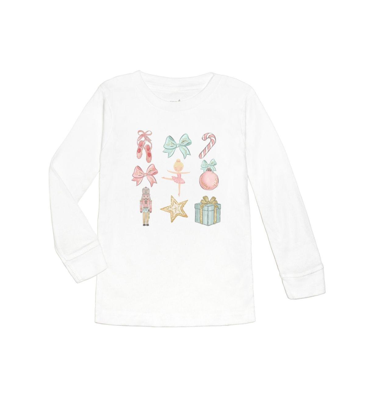 Sweet Wink Toddler Girls Nutcracker Cutie Christmas Long Sleeve Shirt