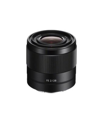 FE 28mm f/2 Lens for Sony E, Bundle with 49mm Filter Kit, Lens Case, Lens Cleaner, Cleaning Kit, Lens Cap Tether