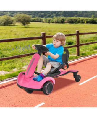 6V Kids Drift Car with 360° Spin, Adjustable Heights, and Music Function