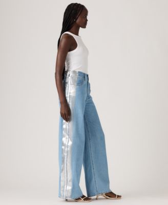 Women's Cinch-Waist Lightweight Baggy Jeans