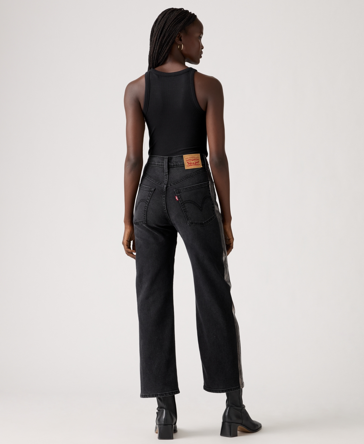 Levi's Women's Ribcage High Rise Straight Ankle Jeans