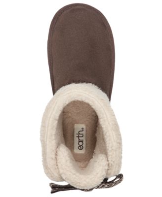 Women's Wing Round Toe Casual Cozy Ankle Booties