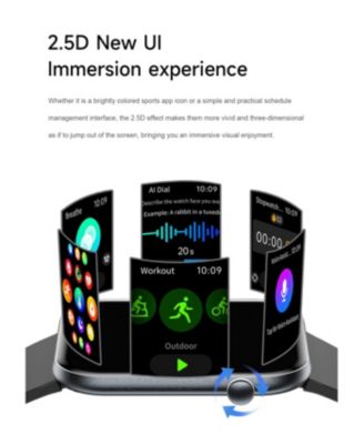 Ultra-thin 1.85" HD Smart Watches Outdoor sports multifunctional With Bluetooth Call, Health Monitoring, IP67 for Women Men