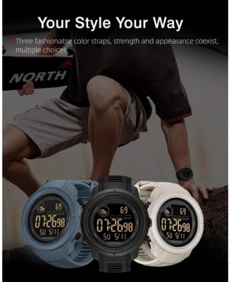 RUXING MARS 5 Multi Mode Tracking Smart watch with 5ATM Waterproof -Blue