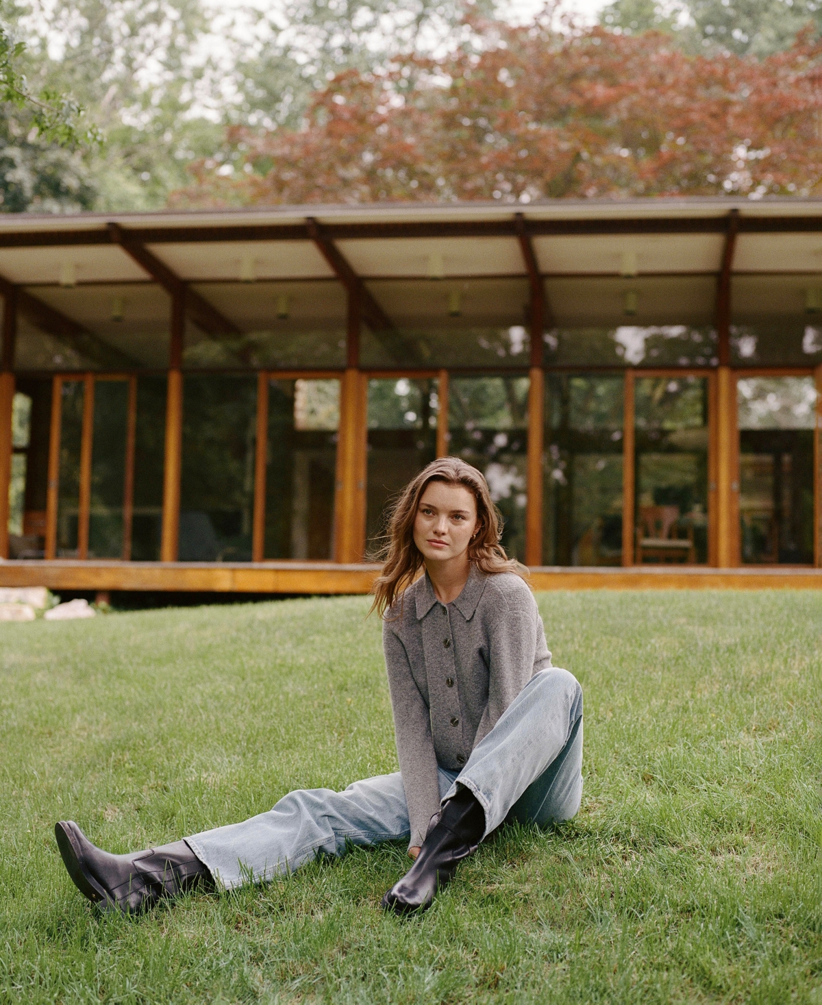 French Connection Women's Knit Long Sleeve Cardigan