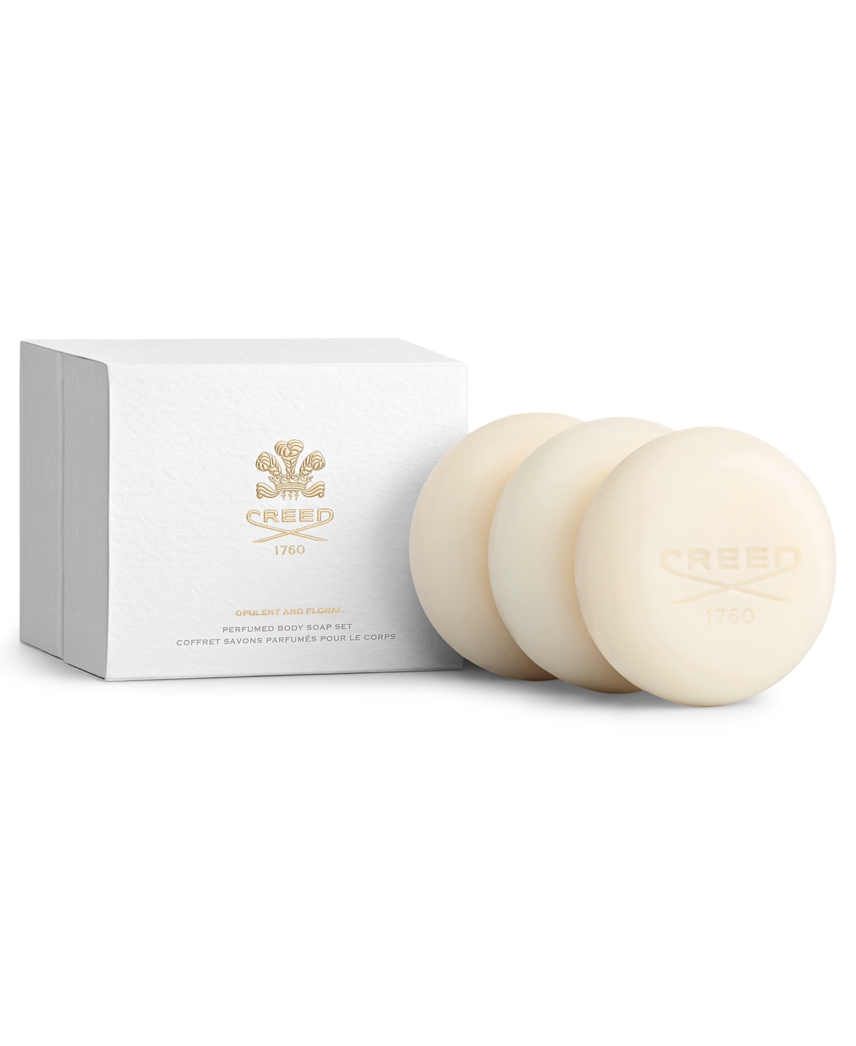 Creed 3-pc. Opulent And Floral Perfumed Soap Gift Set In Transparent