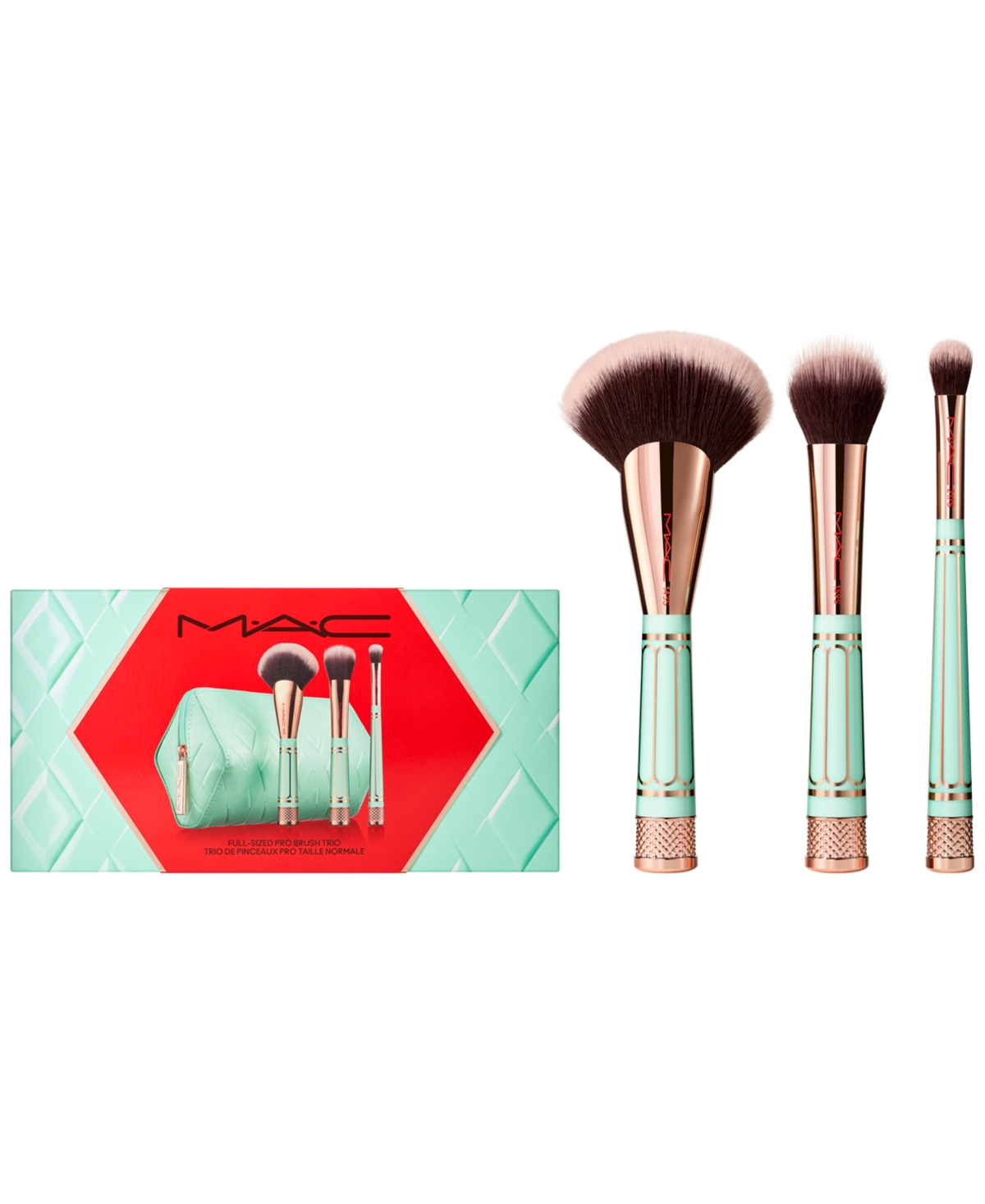Mac 3-pc. All Trades Brush With Bag Gift Set In Transparent