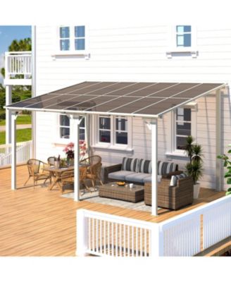 14'x10' Wall Mounted Gazebos Pergola