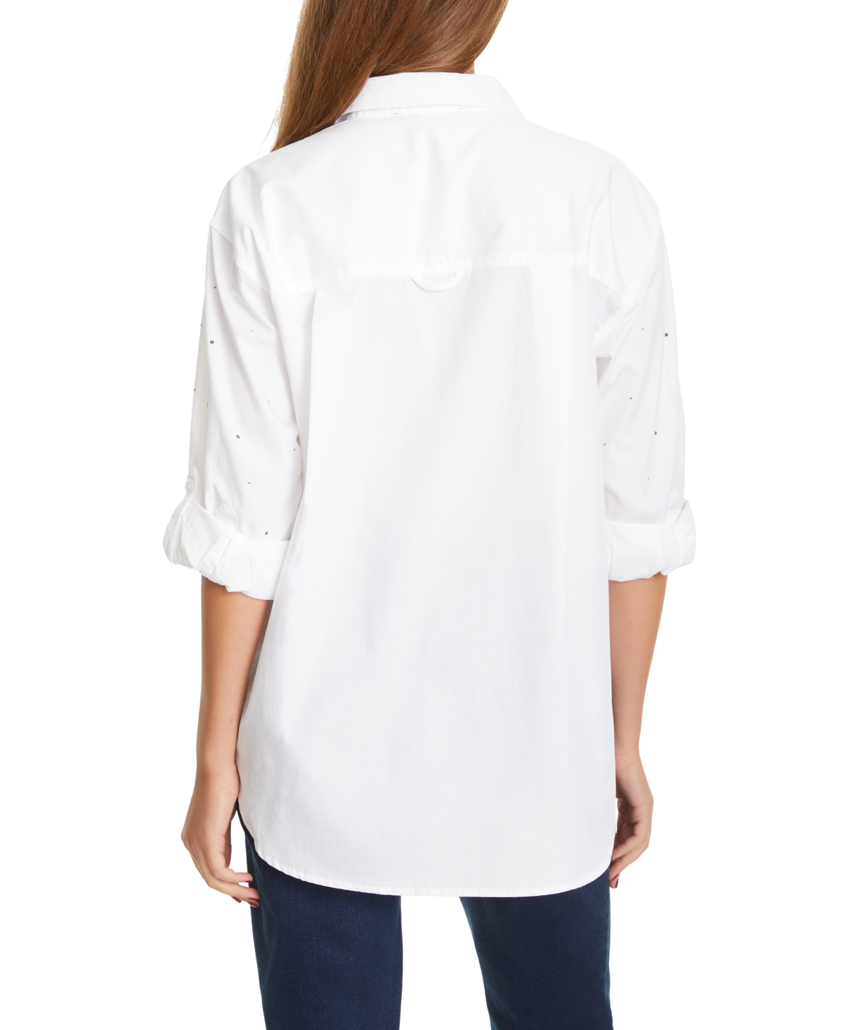 Gloria Vanderbilt Women's Amanda Collared Shirt In White