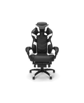 Gaming Chairs For Adults With Headrest Pillow - White
