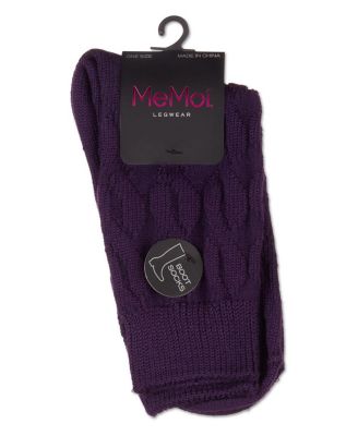 Women's Neutral Twisted Knit Essential Boot Socks