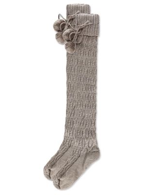 Women's Interdiamond Chunky Knit Over The Knee Warm Sock