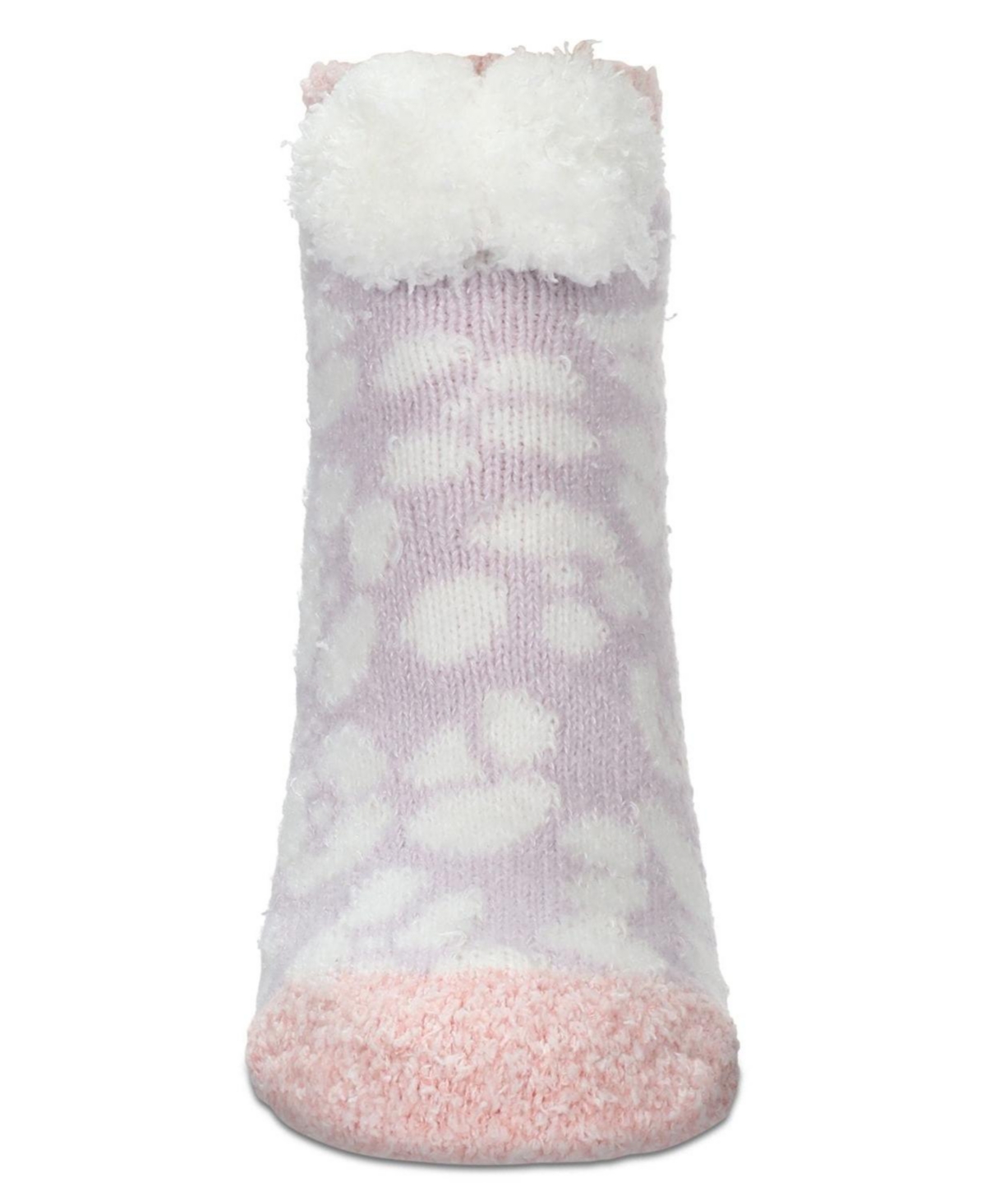 MeMoi Women's Leopard Buttersoft Plush Lined Low Cut Socks