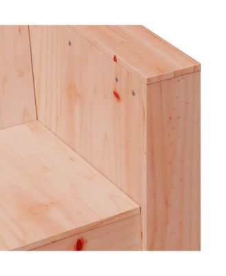 Garden Sofa Natural Wood Solid Douglas Fir Wood Single Durable