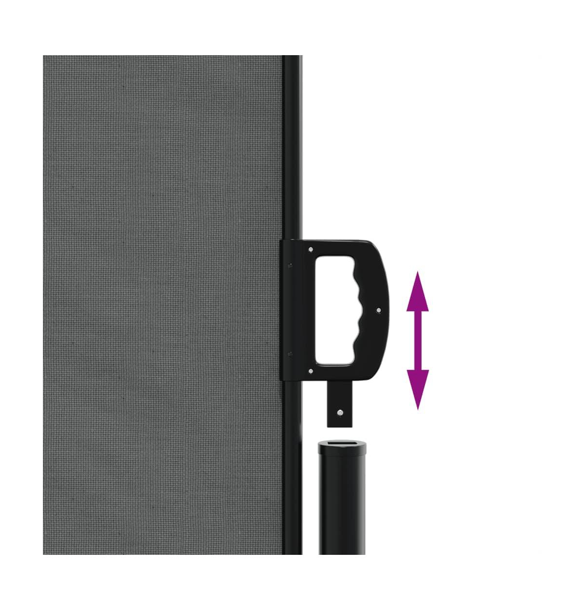 Retractable Side Awning Anthracite